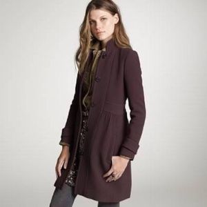 JCrew Double Cloth Italian Colletta Wool Coat